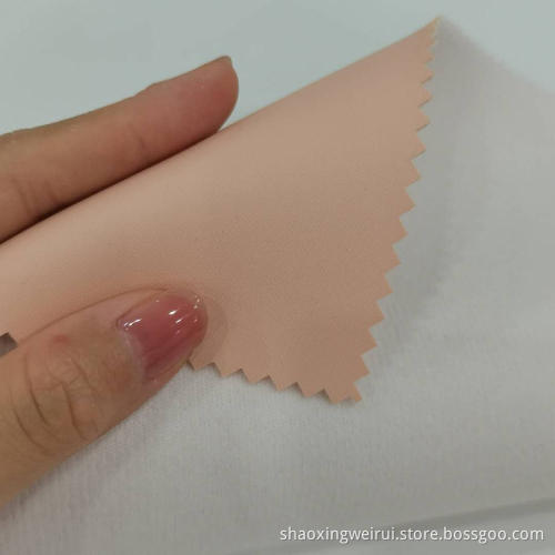 Skin Pink Fine Meshes PVC Leather
